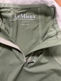 Le Mieux Le Mieux Young Rider Classique Base Layer-Rosemary — Excellent — Equi Consignment Ireland (view 4)