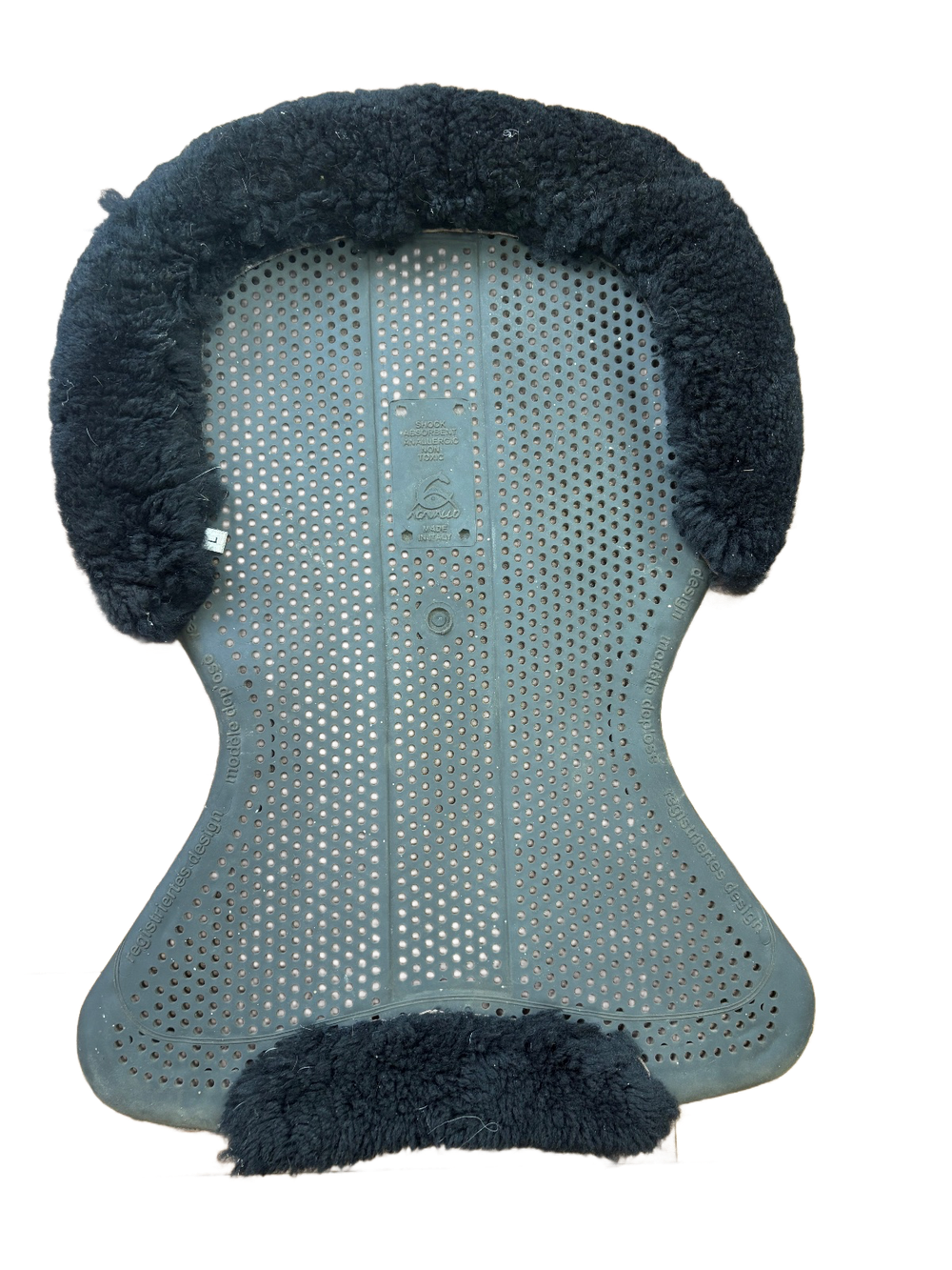 Acavallo Acavallo Non-slip Flat Gel Half Pad With Sheepskin — Good — Equi Consignment Ireland
