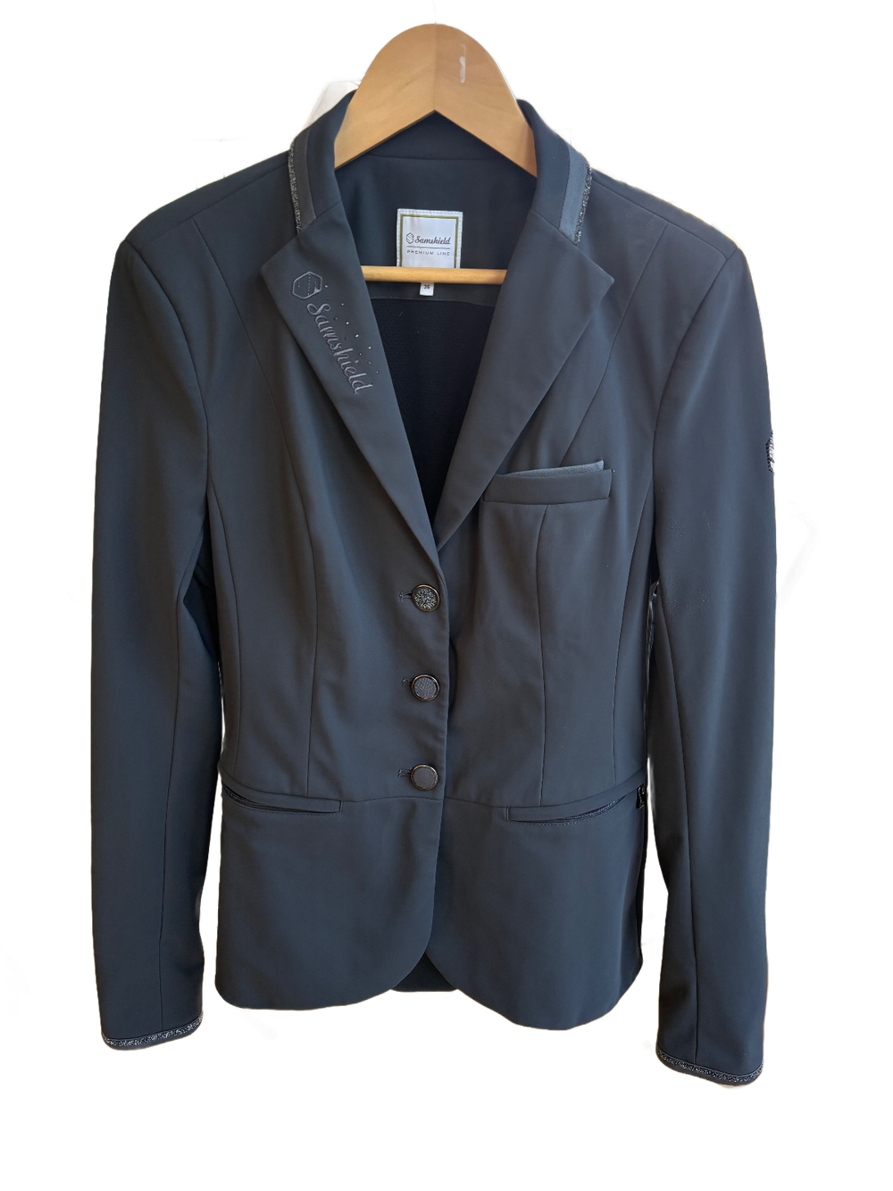 Samshield Samshield Ladies Victorine Crystal Fabric Show Jacket — Excellent — Equi Consignment Ireland