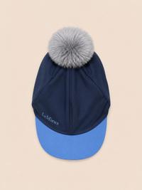 Le Mieux Le Mieux Classic Pom Hat Silk- Blue Contrast — Good — Equi Consignment Ireland