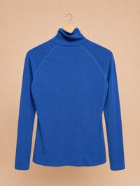 Ariat Ariat Tek Long Sleeve High Neck Athletic Top- Royal Blue — Excellent — Equi Consignment Ireland (view 2)