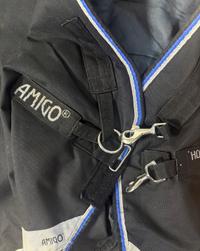 Horseware Amigo Horseware Amigo® Bravo 12 Plus Turnout 250G with Detachable Hood — Good — Equi Consignment Ireland (view 12)