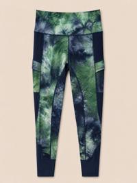 Horseware Horseware Riding Tights- Green/Navy Tie Dye — Good — Equi Consignment Ireland