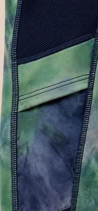 Horseware Horseware Riding Tights- Green/Navy Tie Dye — Good — Equi Consignment Ireland (view 4)