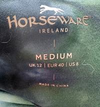 Horseware Horseware Riding Tights- Green/Navy Tie Dye — Good — Equi Consignment Ireland (view 6)