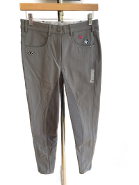 Pikeur Pikeur Kalotta Full Seat Grey Girls Breeches — Excellent — Equi Consignment Ireland