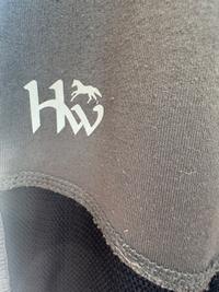 Horsewear Horsewear Women’s Riding Tights with Silicone Grip-Charcoal/Redwood — Good — Equi Consignment Ireland (view 3)