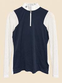Cavalleria Toscana Cavalleria Toscana Women’s Pique Long Sleeve Competition Shirt — Good — Equi Consignment Ireland
