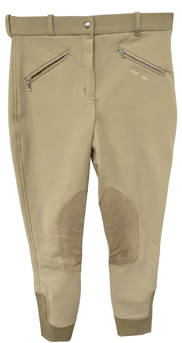 Mark Todd Women's Mark Todd Beige Winter Performance Breeches — Worn only a few times — Equi Consignment Ireland