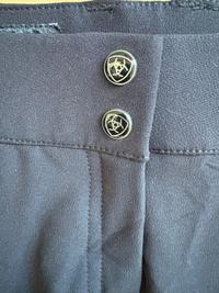 Ariat Womens Ariat Black Prelude Knee Patch Breeches — Brand New With Tags — Equi Consignment Ireland (view 2)
